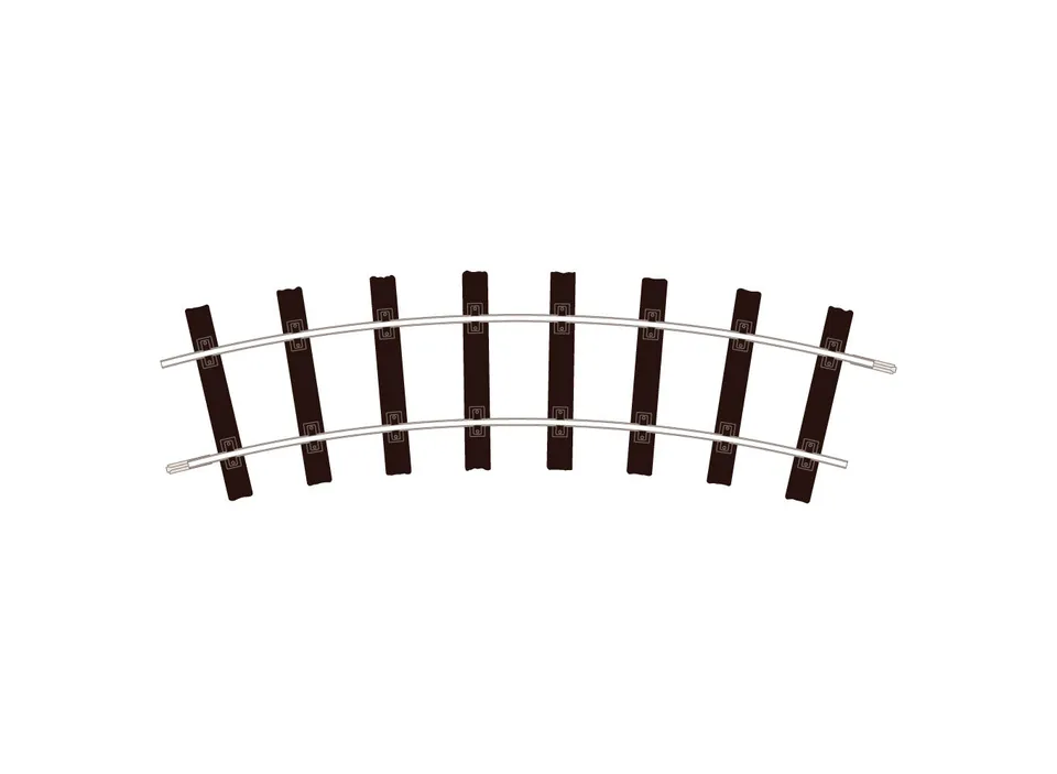 peco-setrack-st905-gebogenes-gleis-g45-600-mm-30-grad image 1