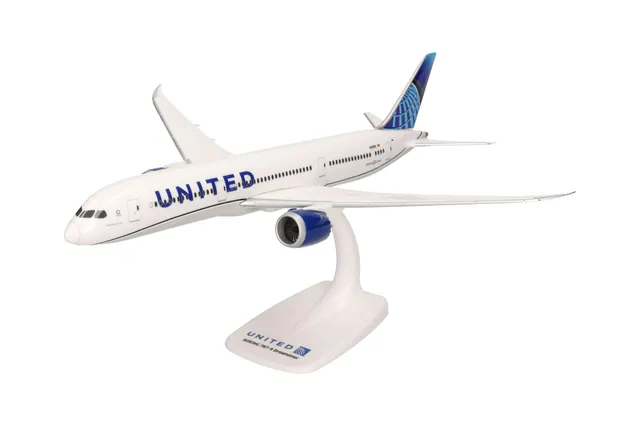 herpa-snapfit-united-boeing-787-9-dreamliner-flugzeugmodell-1-200 image 1