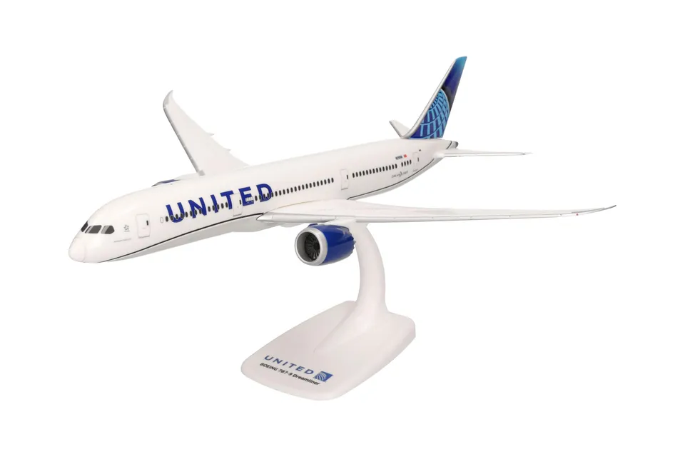 herpa-snapfit-united-boeing-787-9-dreamliner-flugzeugmodell-1-200 image 1