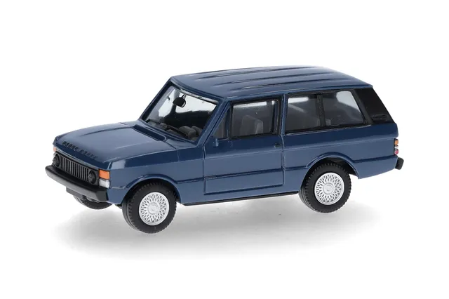 herpa-range-rover-modellauto-miniatur-blau-1-87-h0-sammler image 1
