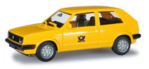 herpa-minikit-012560-vw-golf-ii-modellauto-deutsche-post-1-87 image 1