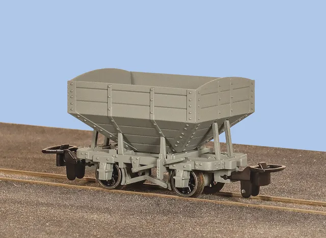peco-gr340ug-snailbeach-hopperwagen-oo-9-grau-unbeschriftet image 1