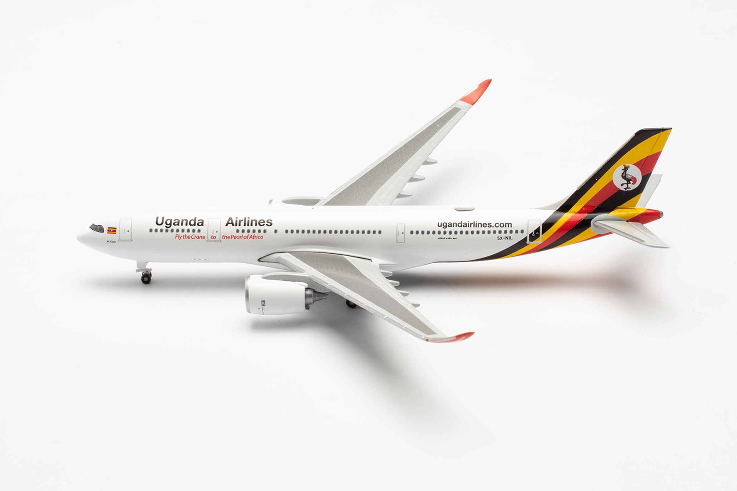 herpa-wings-airbus-a330-800neo-flugzeugmodell-uganda-airlines-5x-nil image 2