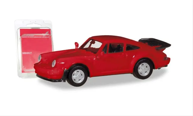 herpa-minikit-013307-002-porsche-911-turbo-modellauto-feuerrot image 1