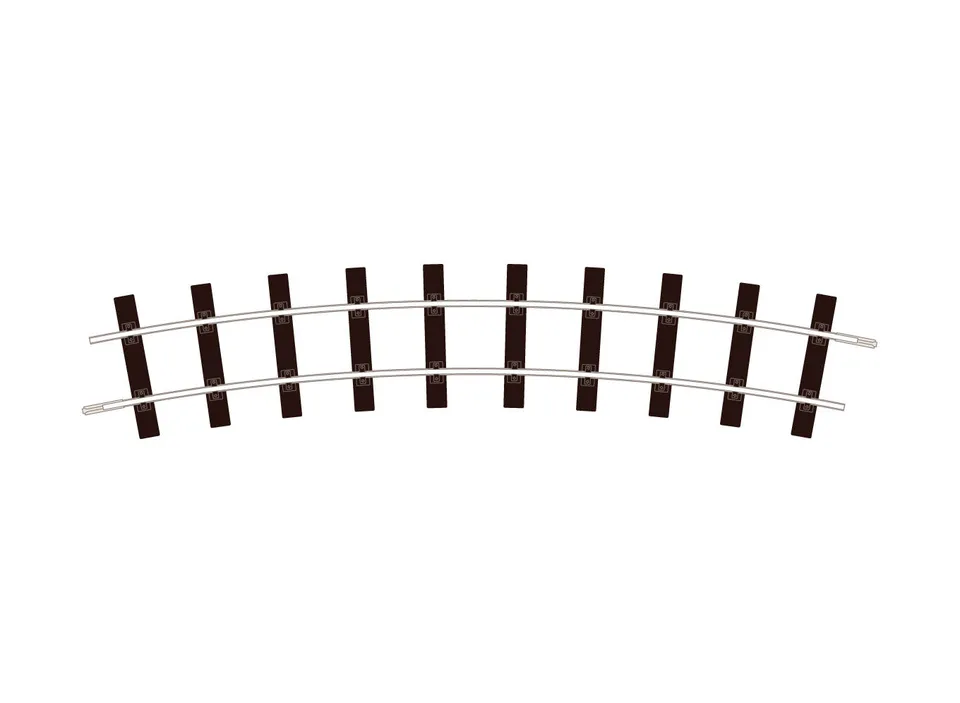 peco-st607-gebogenes-gleis-sm32-radius-2-c200 image 1