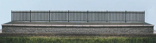 ratio-245-gwr-spear-fencing-zaun-bausatz-spur-n-schwarz image 1