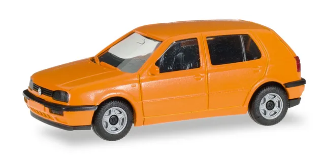herpa-minikit-012355-006-vw-golf-iii-modellauto-orange-1-87 image 1