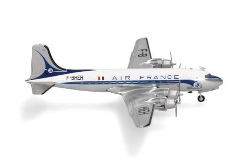 herpa-wings-air-france-douglas-dc-4-flugzeugmodell-1-200-metall image 7