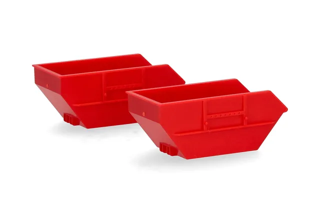 herpa-absetzmulde-klein-rot-zubeh-r-1-87-2-st-ck-kunststoff image 1