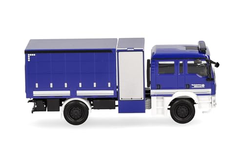 herpa-man-tgm-mehrzweckger-tewagen-plane-thw-lkw-modell-1-87 image 8