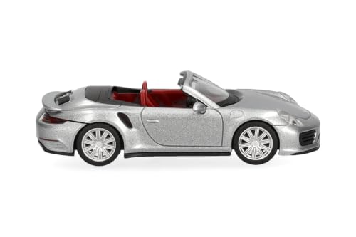 herpa-porsche-911-991-turbo-cabrio-modellauto-1-87-silber image 8