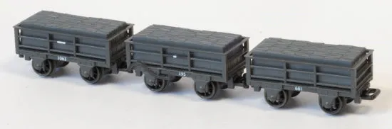 peco-peco-gr323-oo-9-schieferwagen-dunkelgrau-3er-set image 1