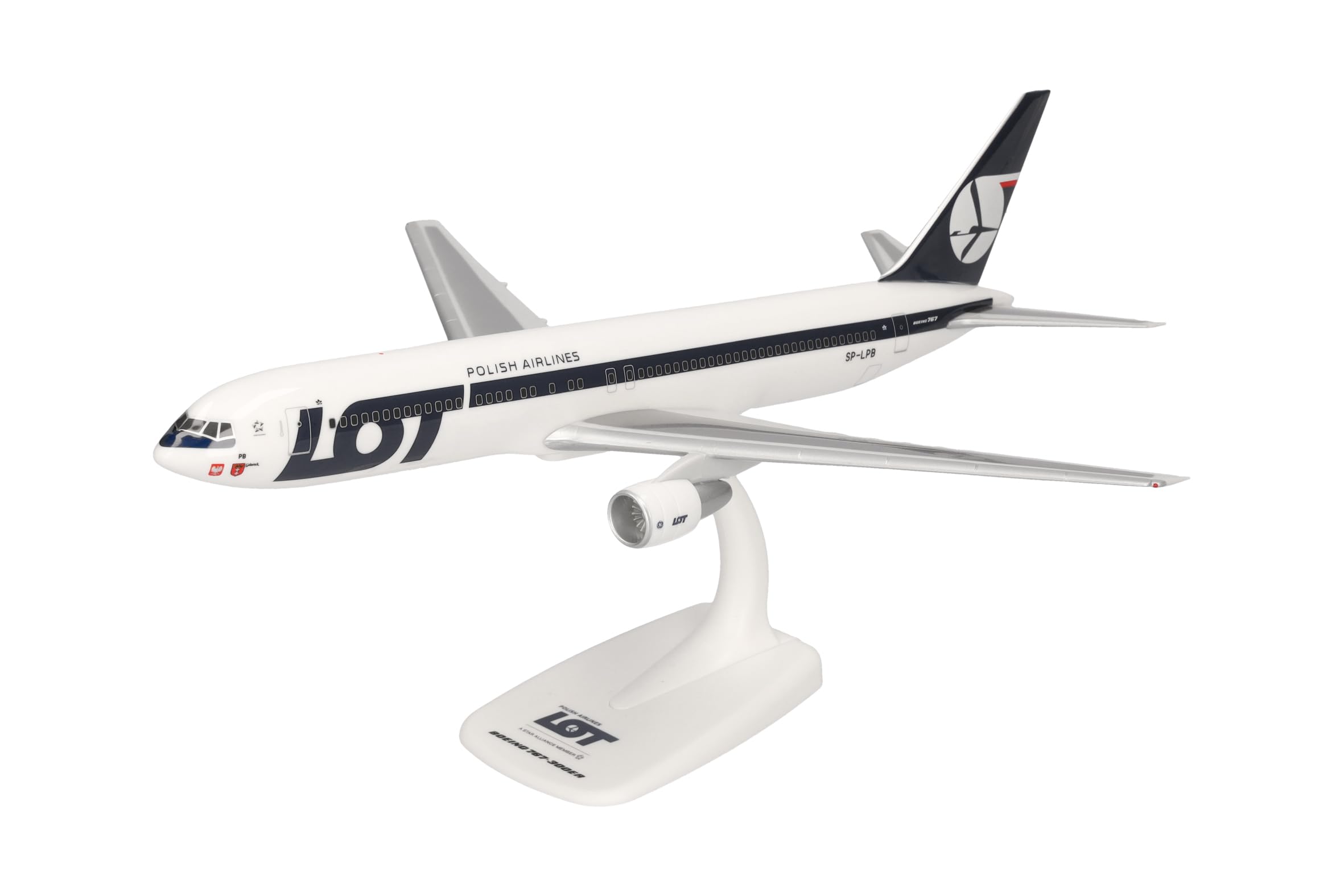 herpa-snapfit-lot-boeing-767-300-flugzeug-1-200 image 1
