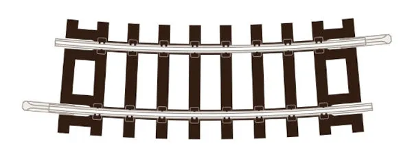 peco-setrack-st1250-gleisbogen-tt-120-radius-2-4er-pack image 1