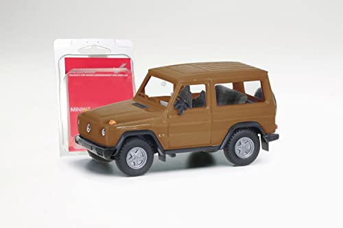 herpa-minikit-mercedes-g-modell-modellauto-1-87-braunbeige image 2