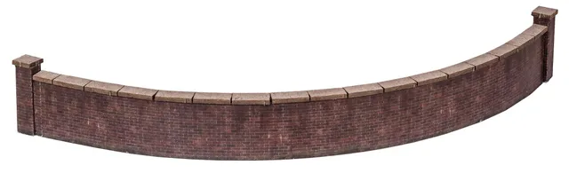 peco-scale-model-scenery-kx072a-mauer-dunkelrot-oo-ho image 1