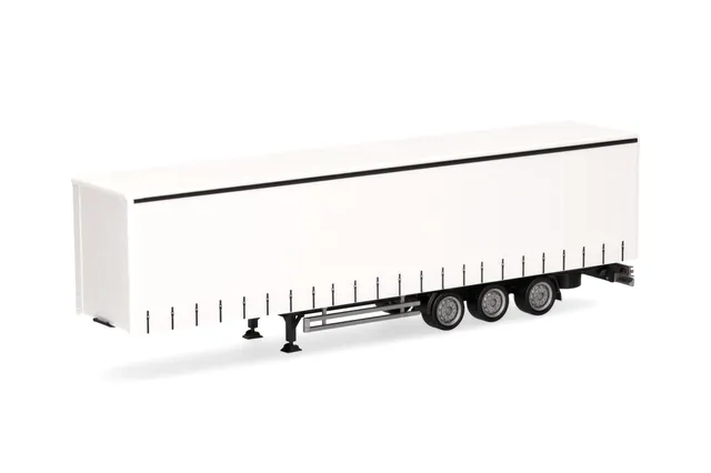 herpa-lowliner-gardinenplanenauflieger-1-87-lkw-modell-wei image 1