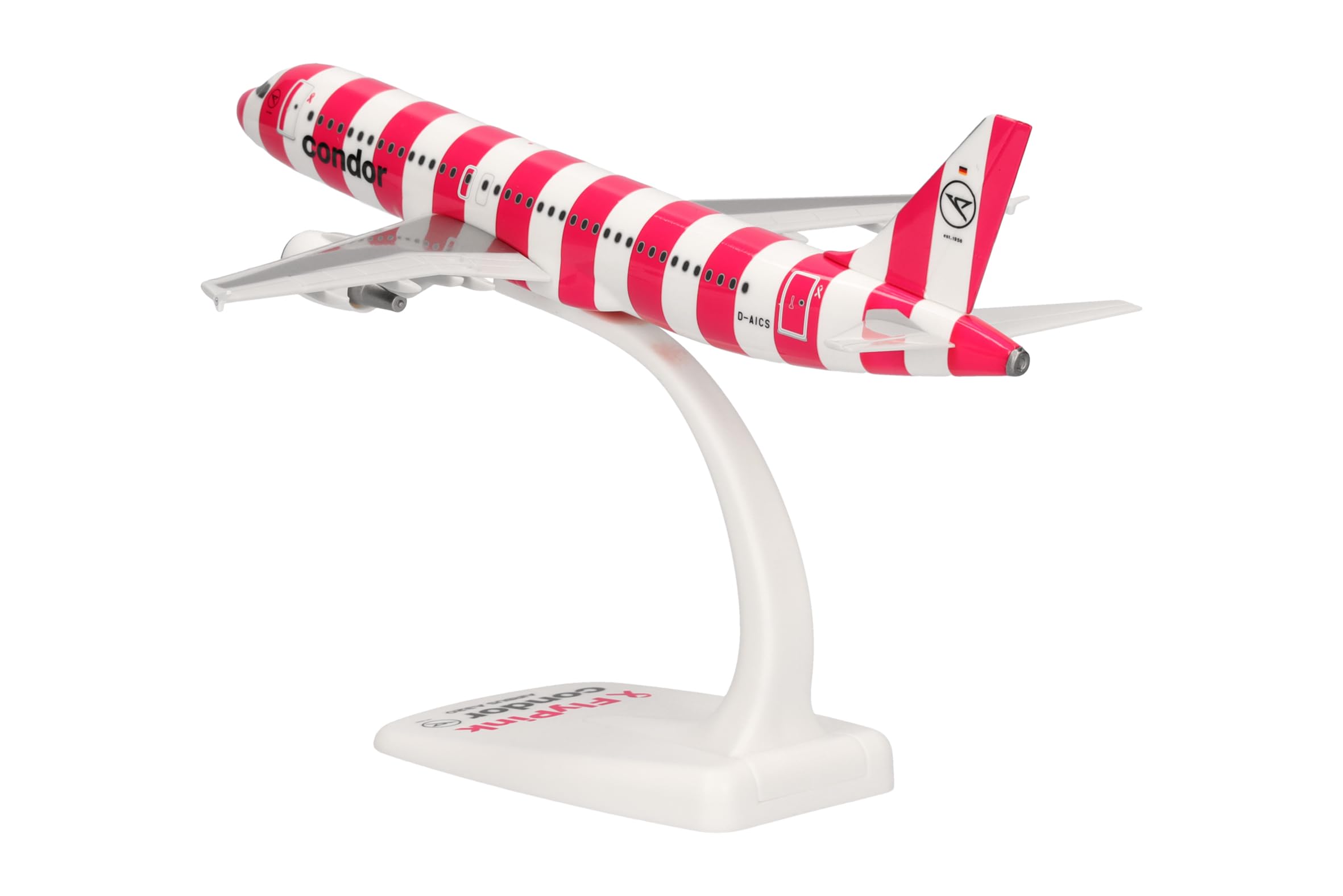 herpa-snapfit-condor-airbus-a320-flypink-flugzeugmodell-1-200 image 6