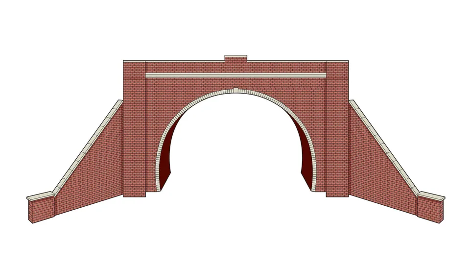 peco-lk12173-tunnelportal-ziegel-zweigleisig-tt120 image 1