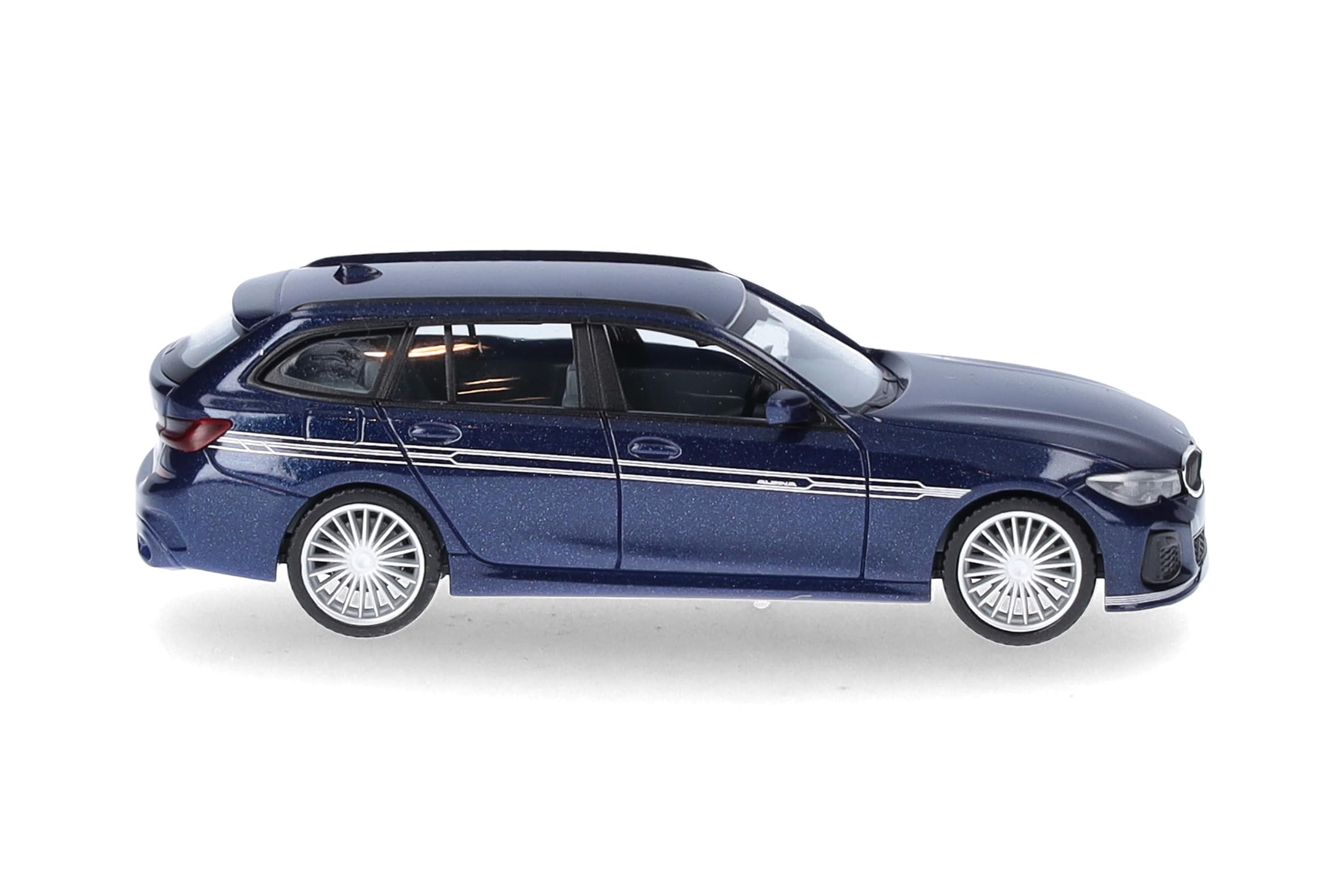 herpa-bmw-alpina-b3-touring-modellauto-blau-1-87-g21 image 3