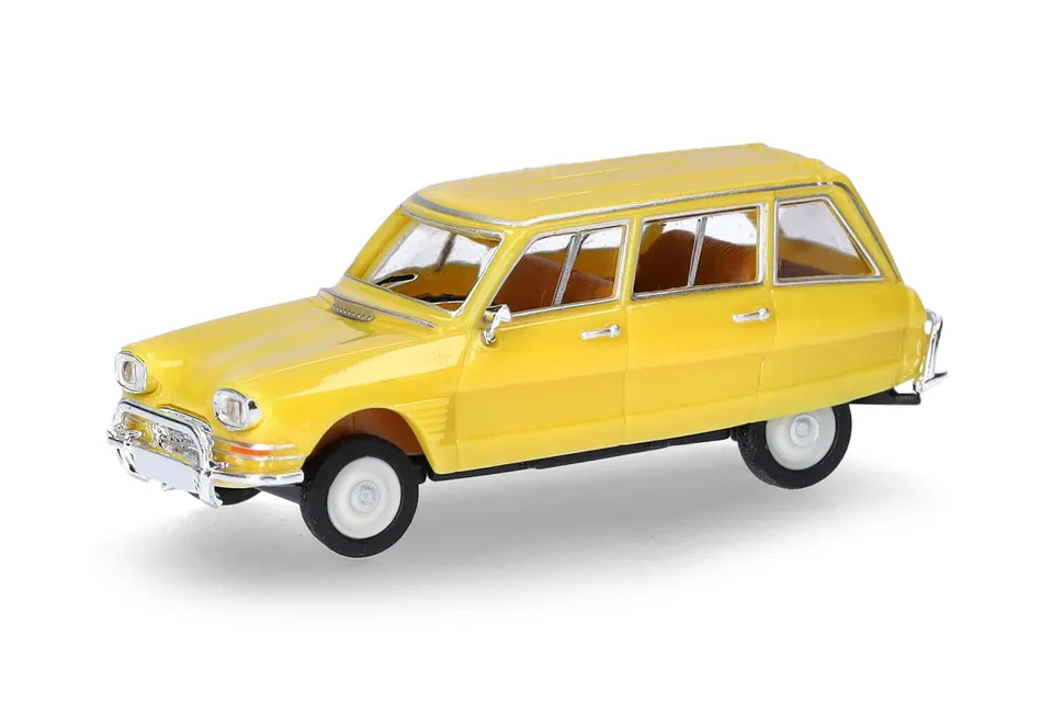 herpa-cars-trucks-citroen-ami-6-break-modellauto-1-87-zinkgelb image 1