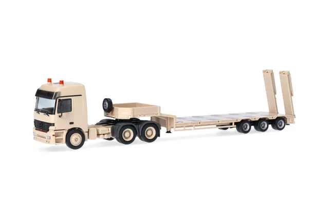 herpa-minitanks-actros-l-tieflade-sattelzug-1-87-sandbeige image 1