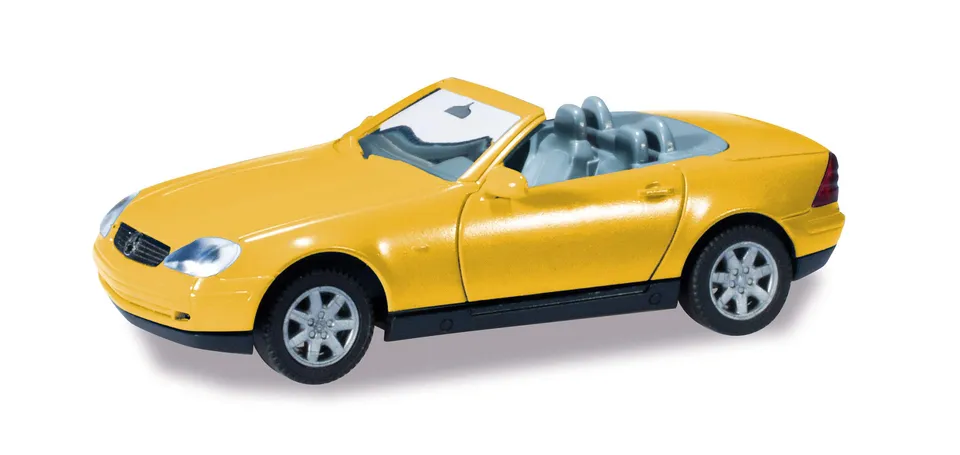 herpa-minikit-mercedes-slk-roadster-modellauto-gelb-012188-005-steckbausatz image 1