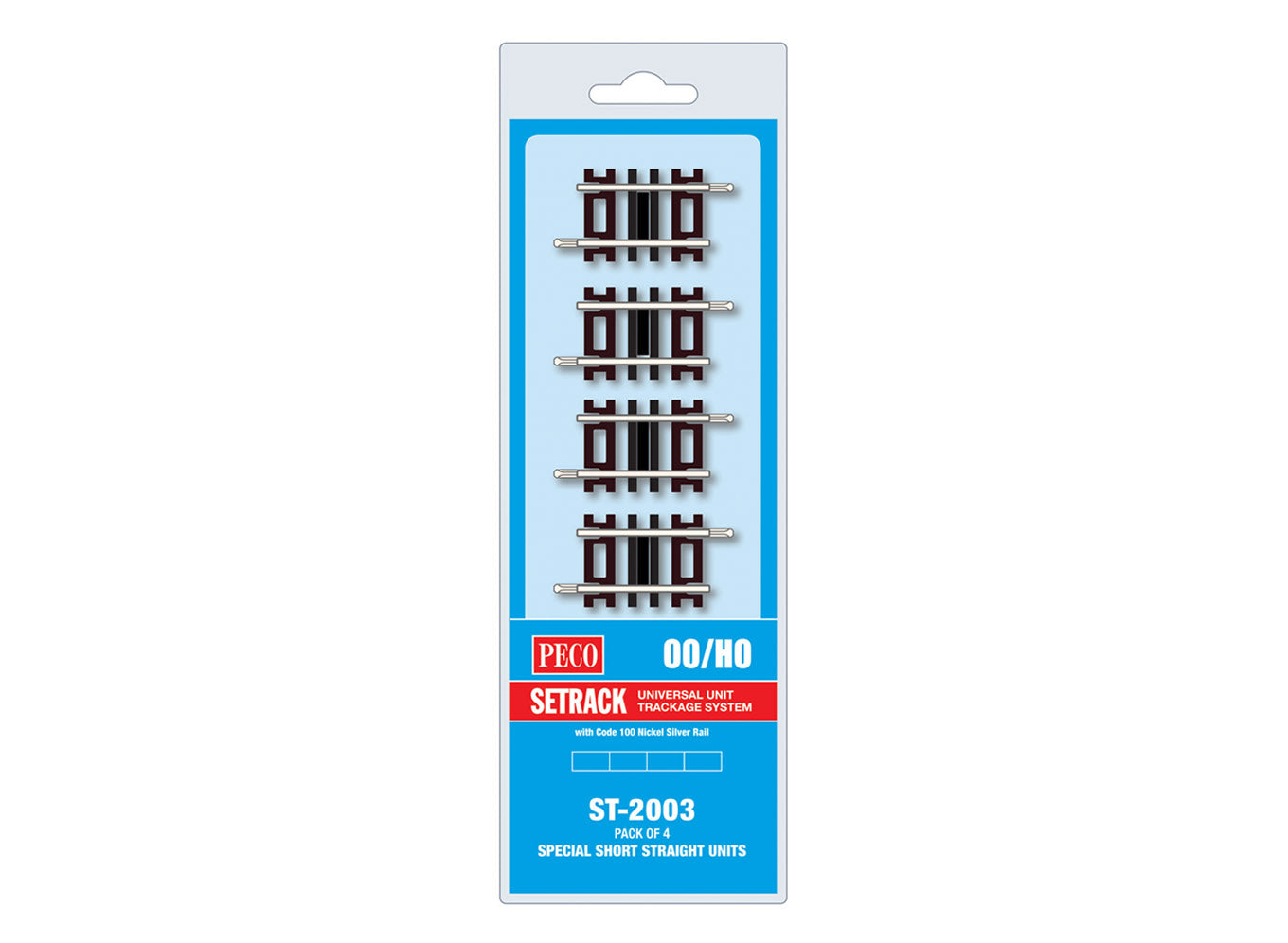 peco-st2003-setrack-gerades-gleis-code-100-oo-4er-pack image 1
