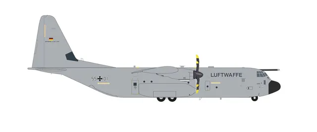 herpa-wings-c-130j-30-super-hercules-55-01-flugzeugmodell-1-200 image 1
