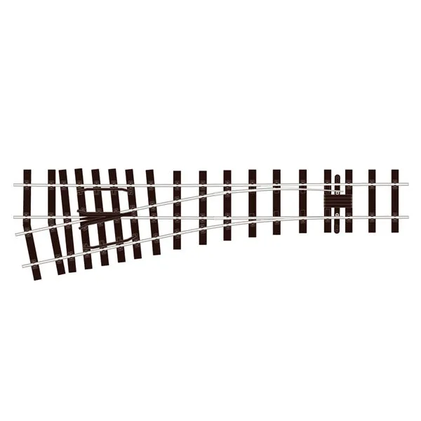 peco-sl996-g45-weiche-links-c250-spur-g-45-mm image 1