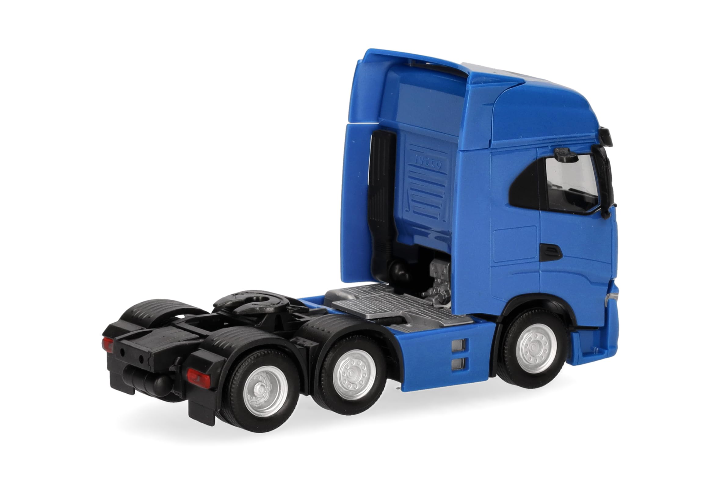 herpa-iveco-s-way-zugmaschine-3achs-lkw-modell-verkehrsblau-1-87 image 2
