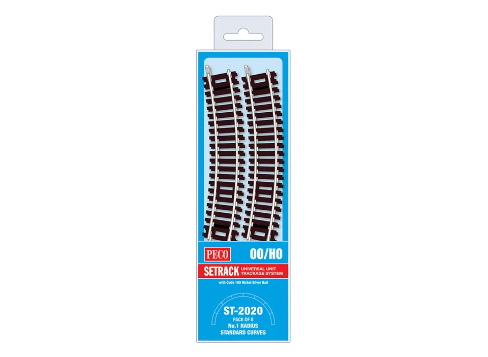 peco-setrack-st2020-gebogenes-gleis-code-100-radius-1-8er image 1