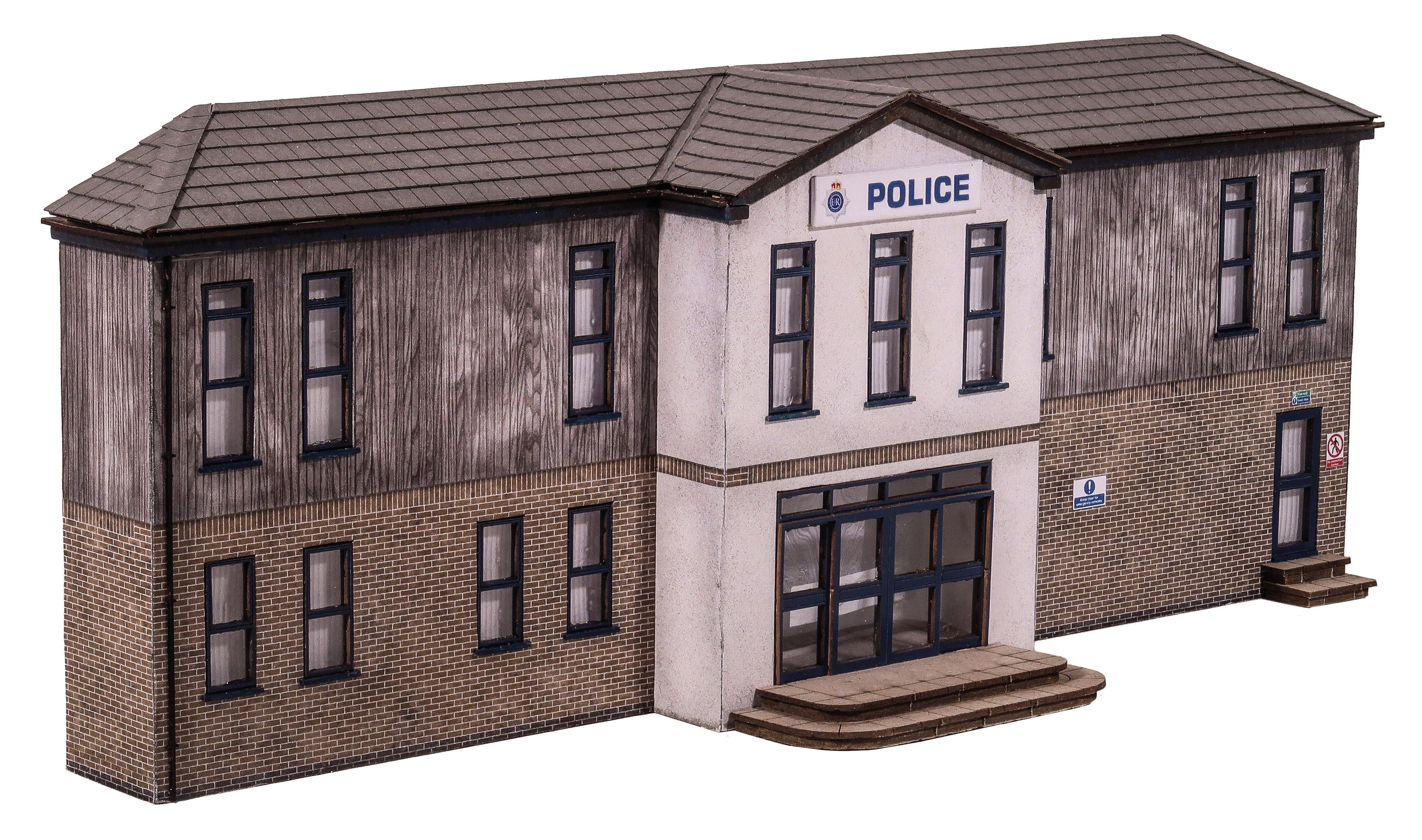 scale-model-scenery-kx109-oo-polizeistation-low-relief-kit image 1