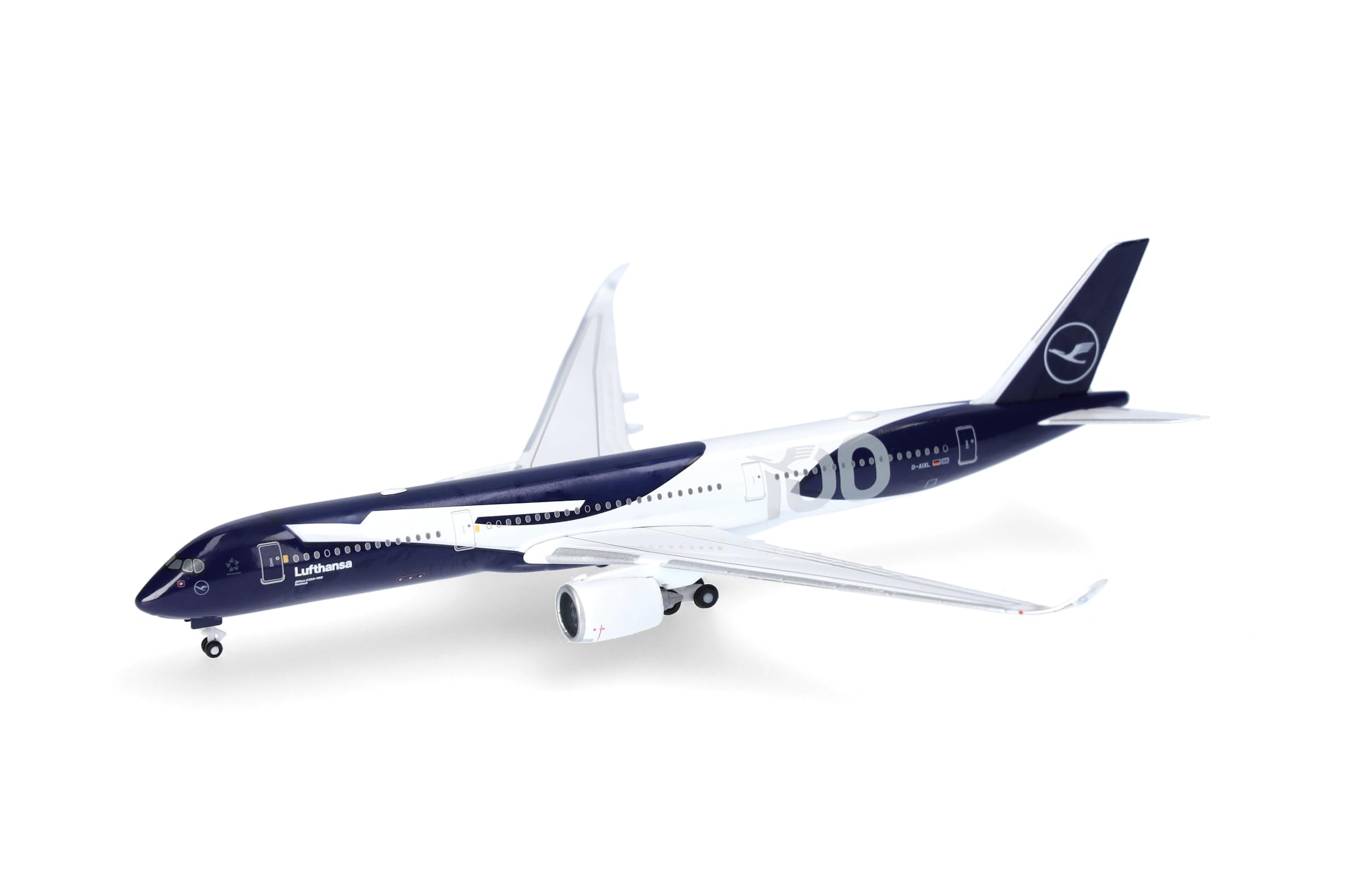 herpa-wings-lufthansa-a350-900-100-jahre-modellflugzeug-1-500-metall image 4