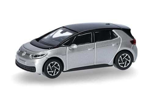 herpa-vw-id-3-scale-silver-metallic-modellauto-1-87 image 6