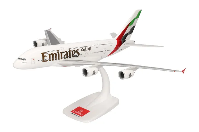 herpa-snapfit-emirates-airbus-a380-flugzeugmodell-1-250 image 1