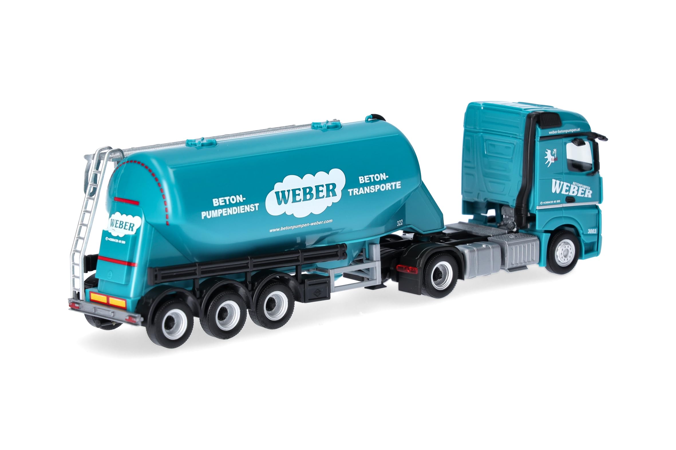 herpa-mercedes-actros-sattelzug-weber-1-87-eutersilo image 2