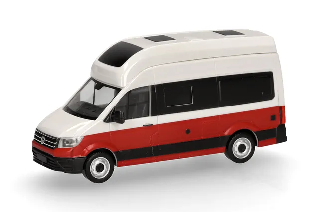 herpa-vw-crafter-grand-california-modellauto-1-87-candywhite-rot image 1