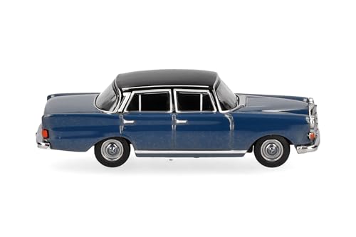 herpa-mercedes-benz-200-heckflosse-modellauto-blau-schwarz-1-87 image 8