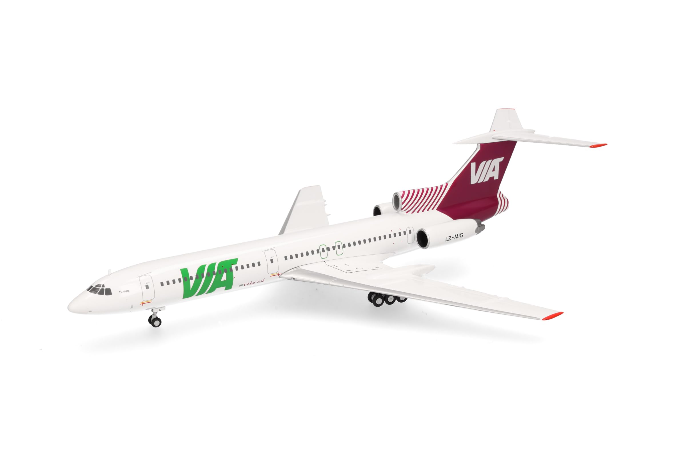 herpa-wings-air-via-tupolev-tu-154m-flugzeugmodell-1-200 image 4