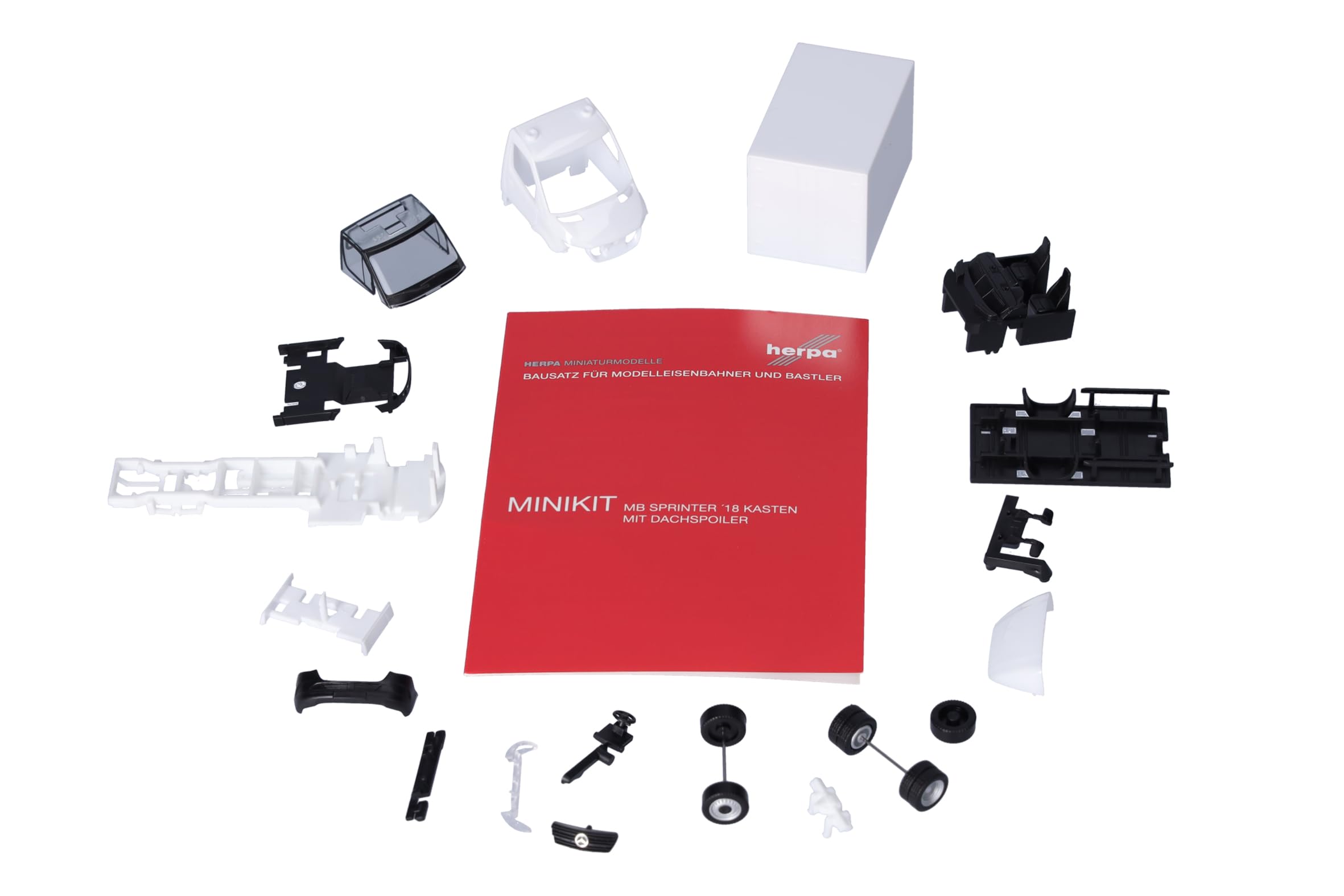 herpa-minikit-mercedes-benz-sprinter-18-transporter-bausatz-1-87-wei image 2