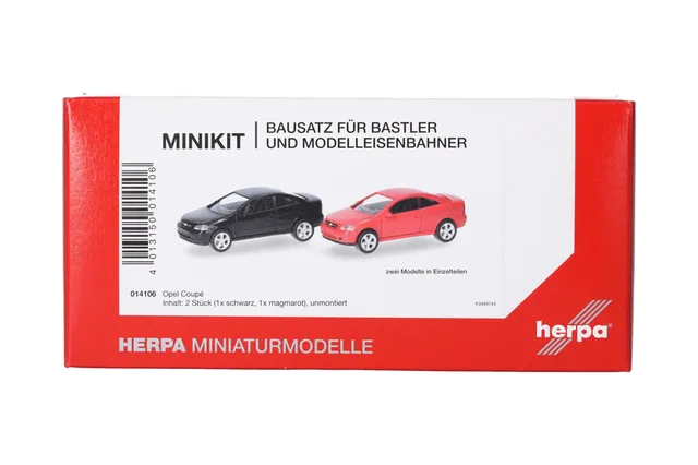 herpa-minikit-opel-coup-2000-1-87-schwarz-magmarot-2-st-ck image 1
