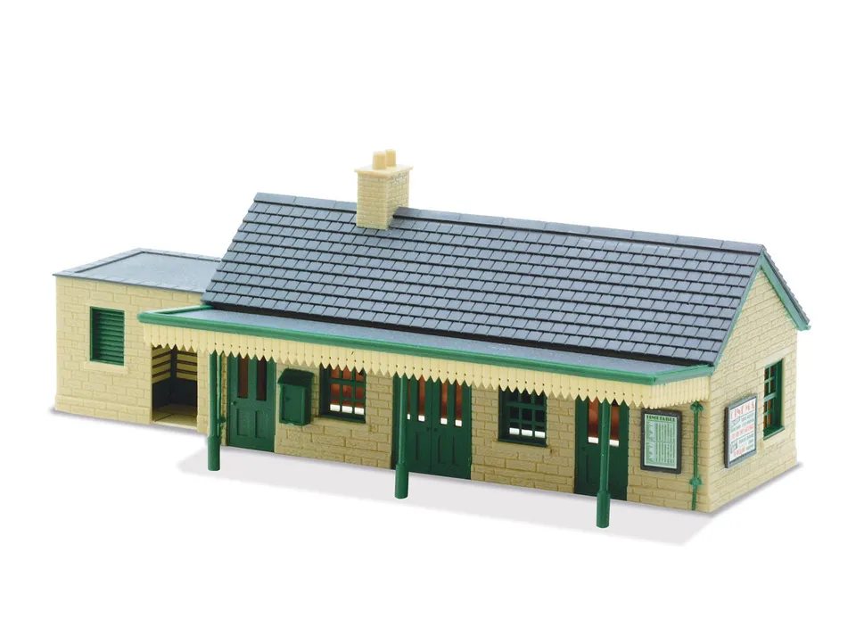 peco-lk13-bahnhofsgeb-ude-stein-oo-ho-bausatz-landstation image 1