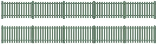 peco-ratio-431-lattenzaun-gr-n-h0-oo-680mm image 1