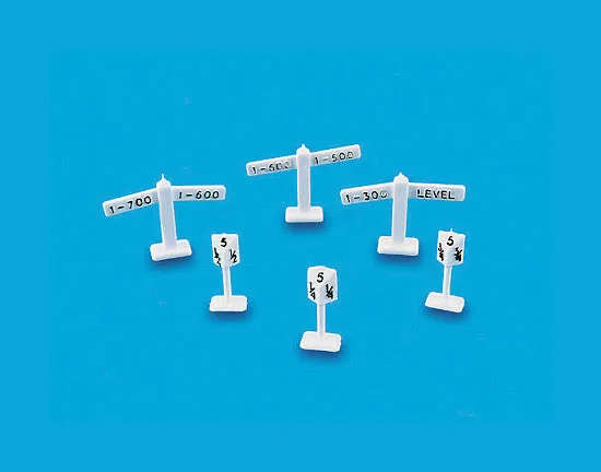 peco-modelscene-5051-neigungsschilder-zubeh-r-oo-ho-6-st-ck image 1