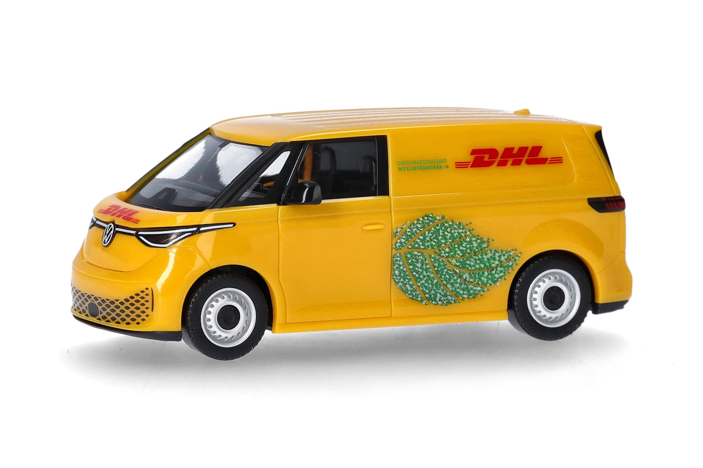 herpa-vw-id-buzz-cargo-dhl-modellauto-rot-1-87-h0 image 1