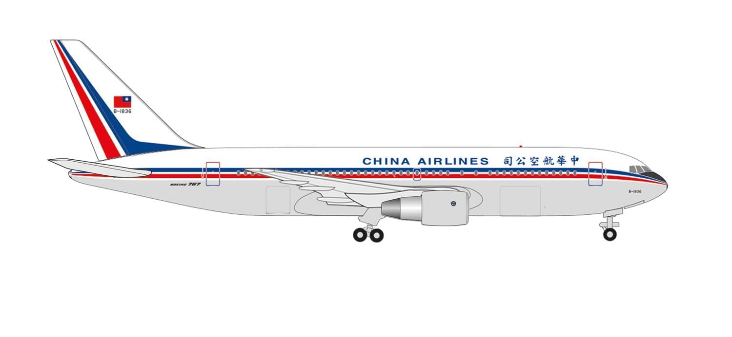 herpa-wings-boeing-767-200-flugzeugmodell-china-airlines-b-1836 image 1