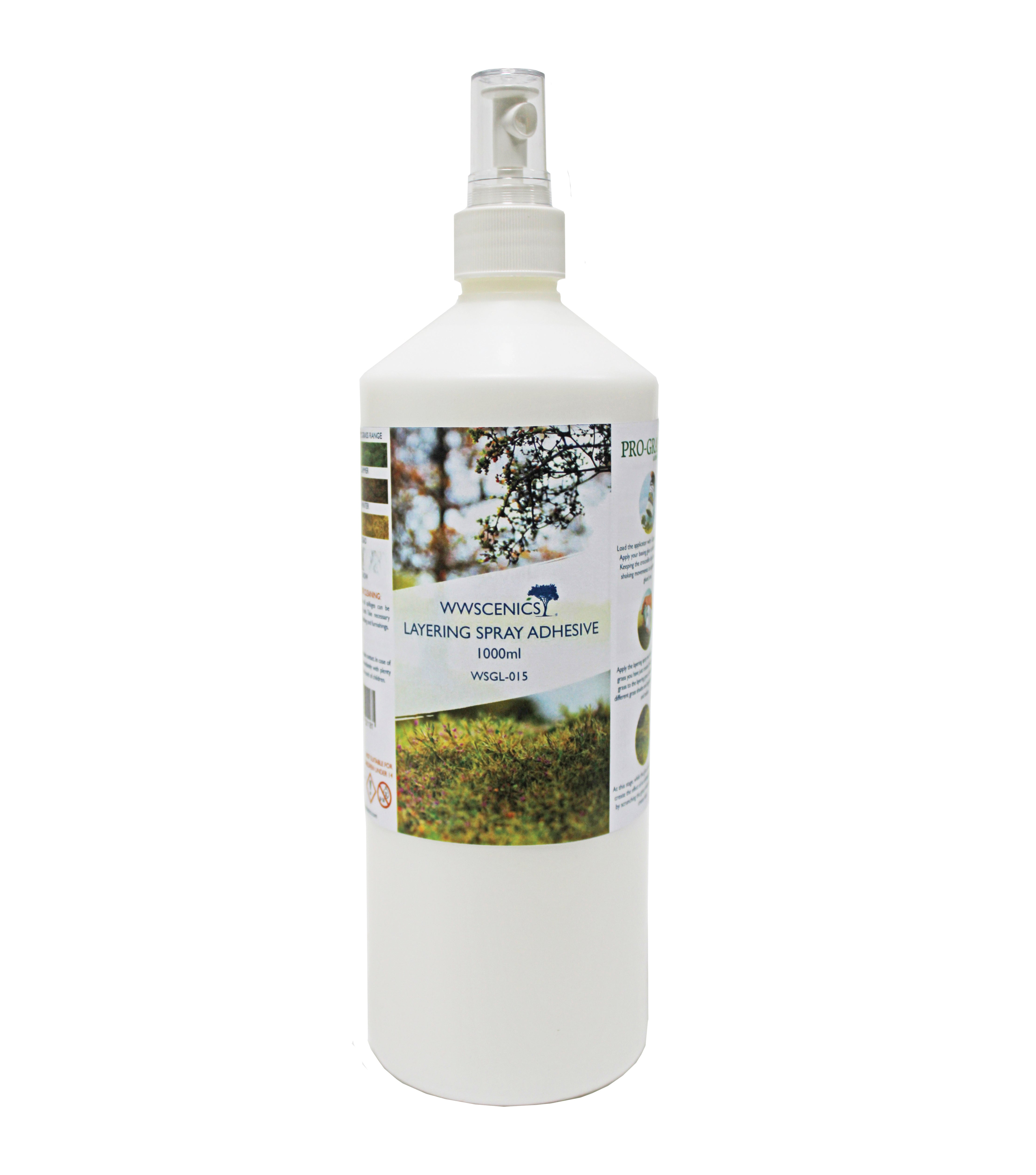 wwscenics-wsgl015-layering-spray-kleber-static-grass-1000ml image 1