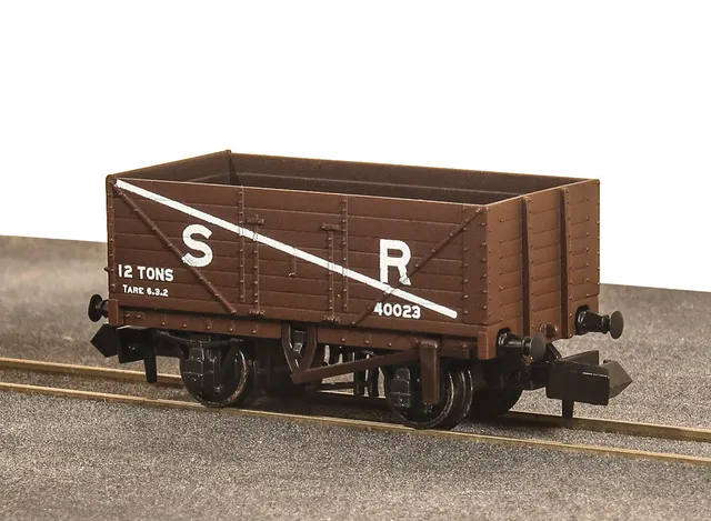 peco-nr7002s-n-offener-wagen-sr-7-plank-braun image 1