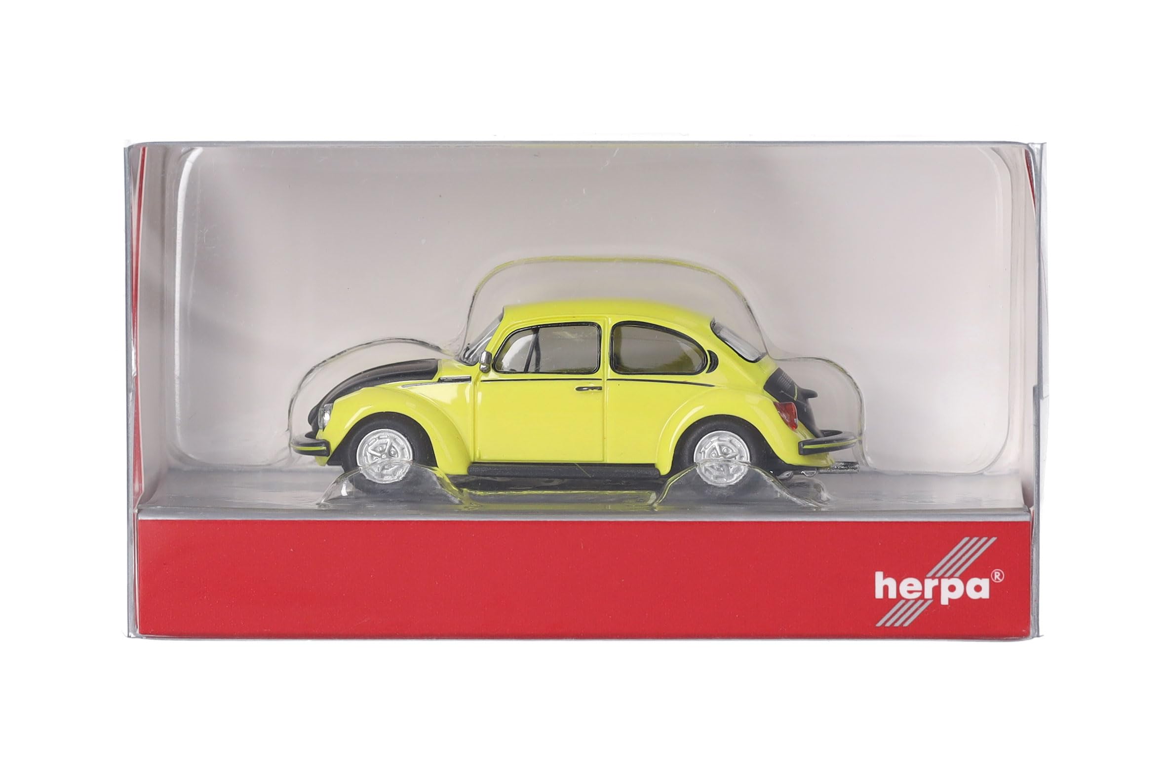 herpa-vw-k-fer-1303-modellauto-1-87-gelb-schwarz-renner image 5